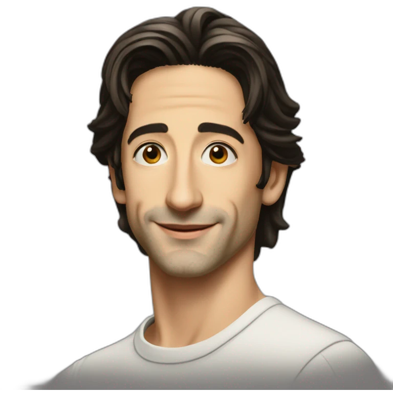young adrien brody emoji