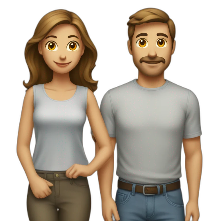 un-couple-qui-comporte-un-homme-et-une-femme emoji