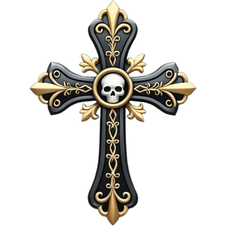 goth Cross emoji