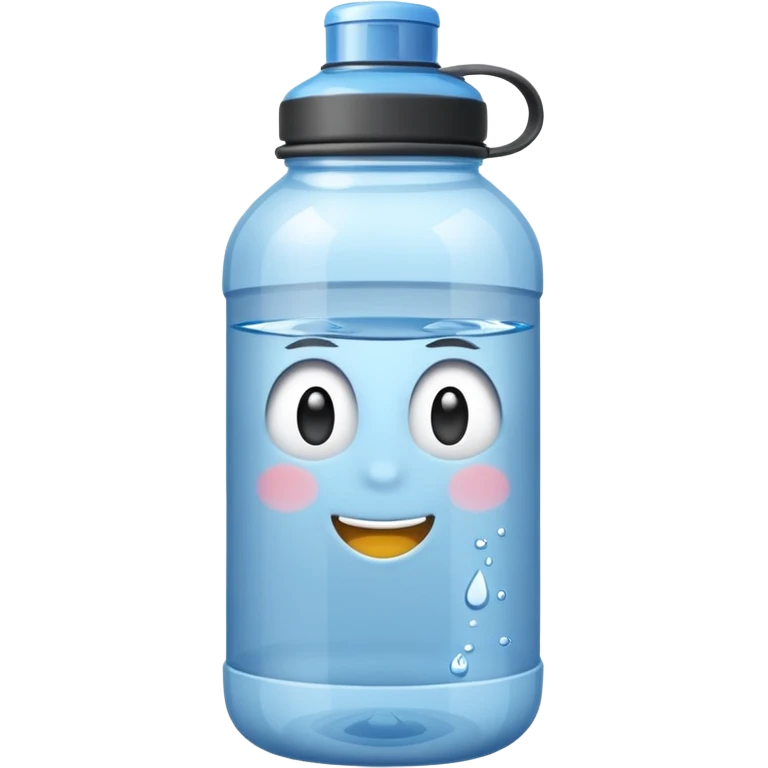 Water bottle emoji