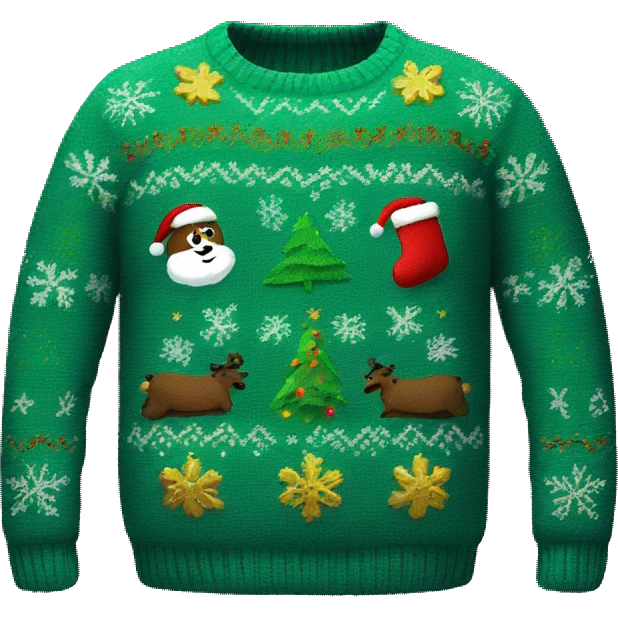 christmas sweater emoji