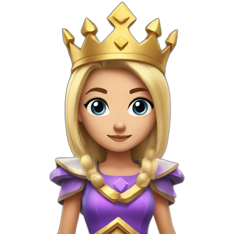 clash royale princess emoji