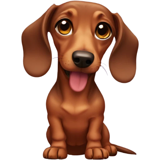 dachshund  emoji