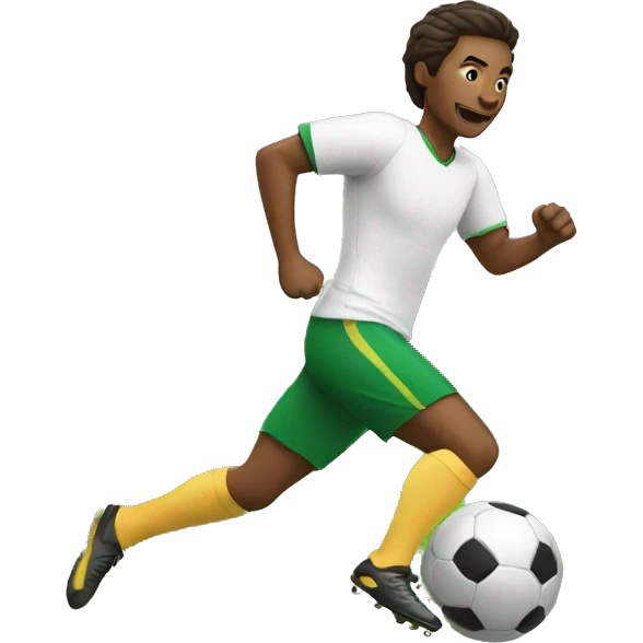 soccer player running emoji