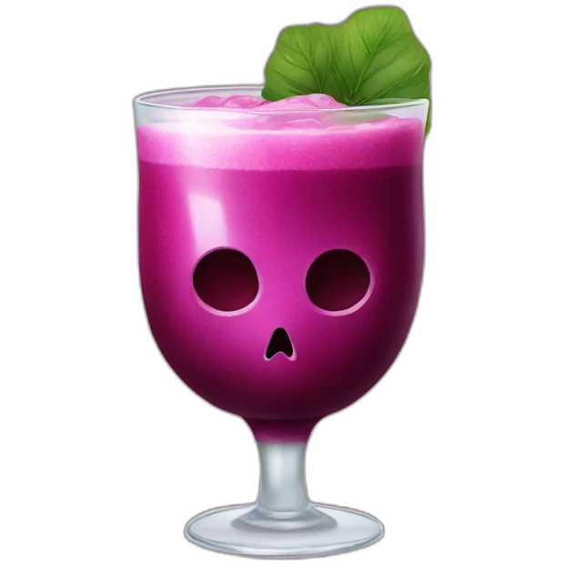 Voldemort drink beet emoji