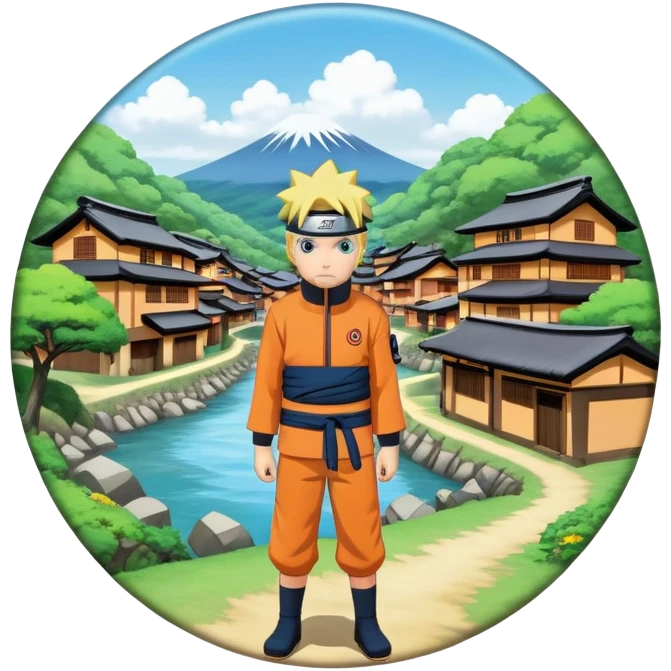Naruto Konoha Village Icon emoji