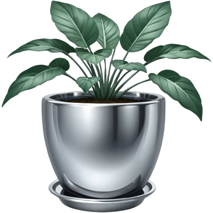 plant in pot style hajime sorayama emoji