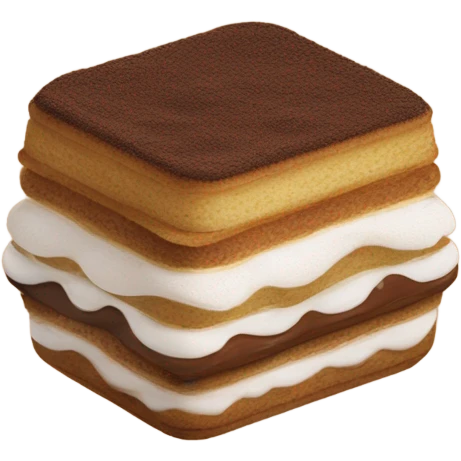 a tiramisu emoji