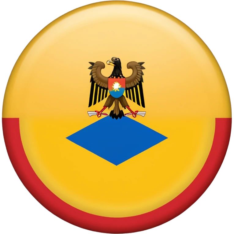 Bandera de colombia circular emoji