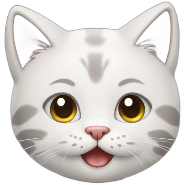 Cat cute smile emoji