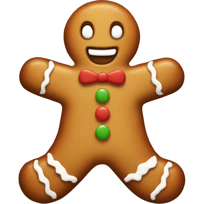Gingerbread man  emoji