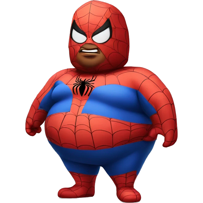 obese spiderman emoji