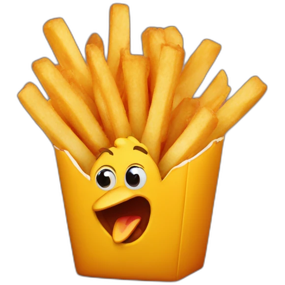 Chicken fries emoji