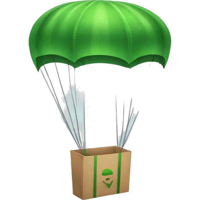 green airdrop emoji