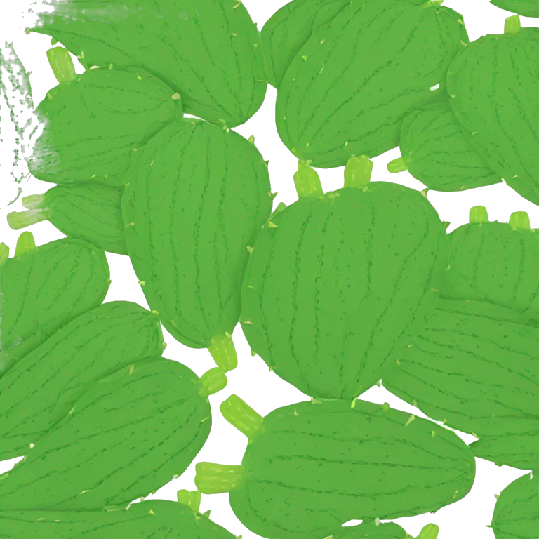 round Nopal without pot emoji