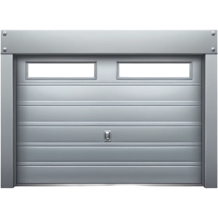 Make it look more like an icon of a open garage door emoji