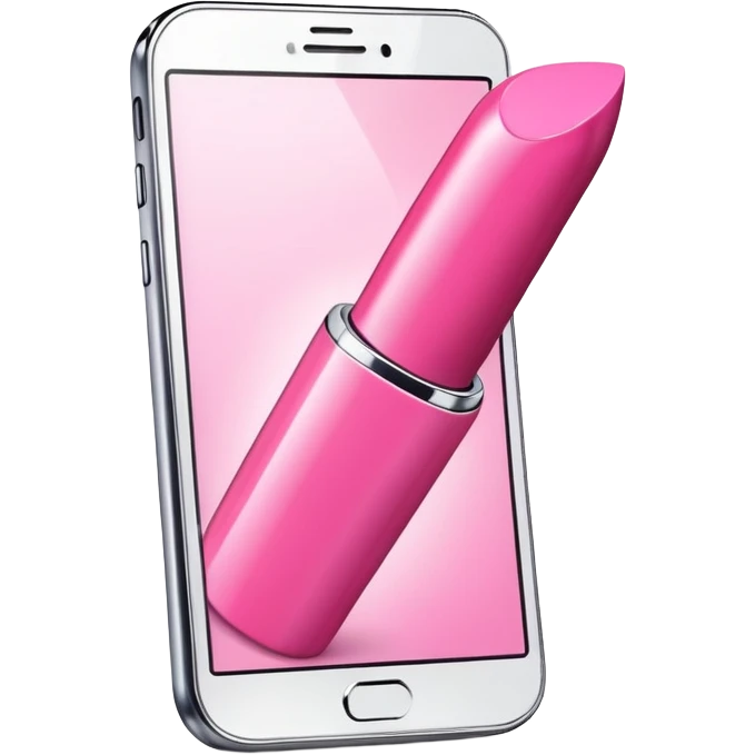 pink lip phone emoji