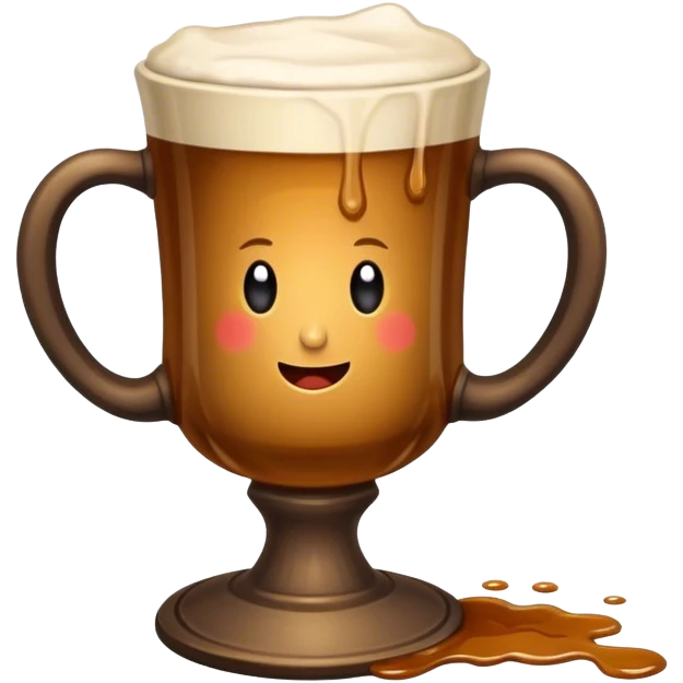 medieal cup spilled ale emoji