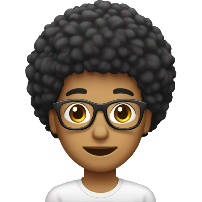 quelqu'un avec un afro  emoji