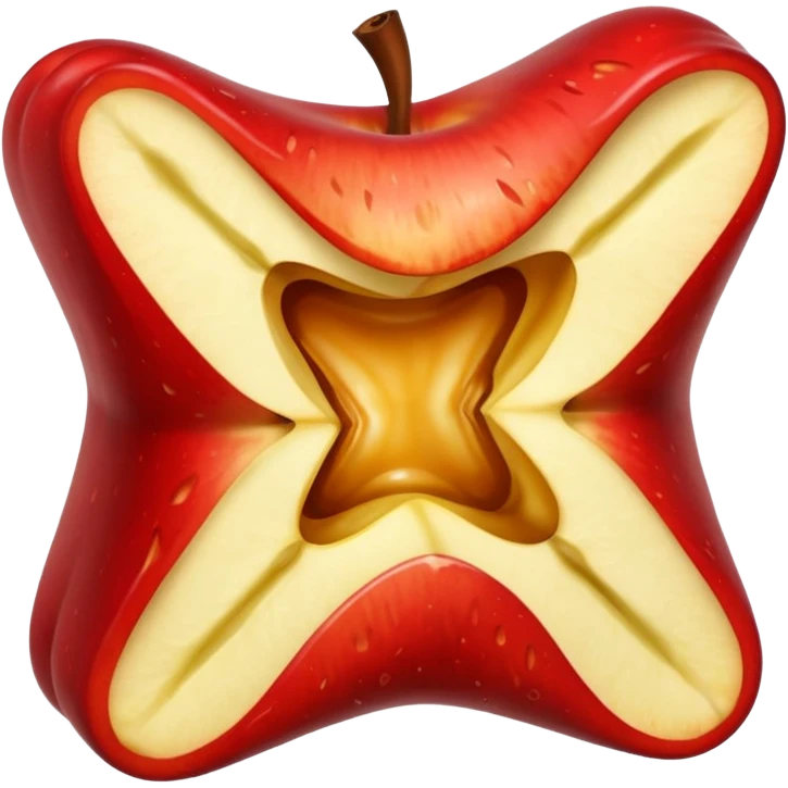 Apple core emoji