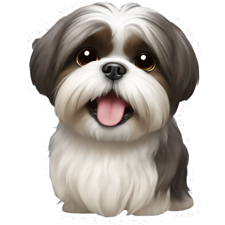 happy shih tzu  emoji