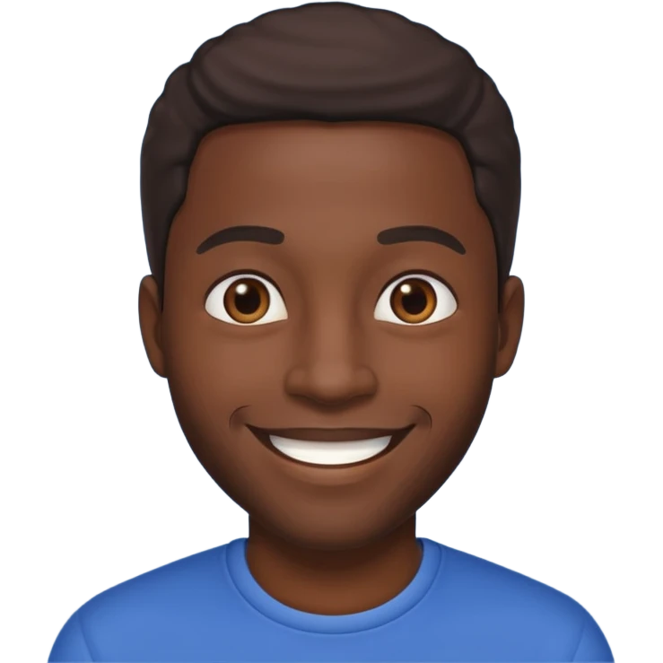 Black guy with large weiner  emoji