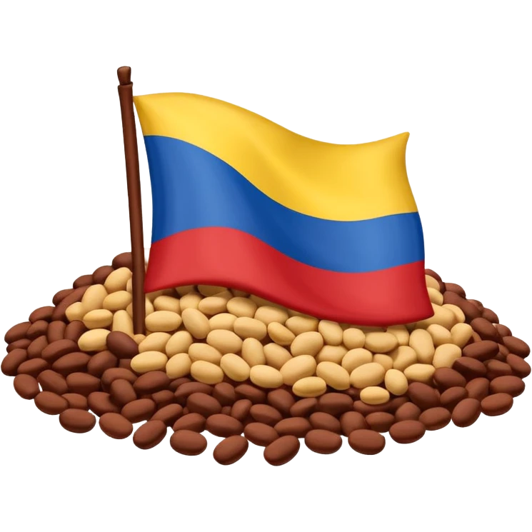 no, I need the beans and the colombian flag emoji