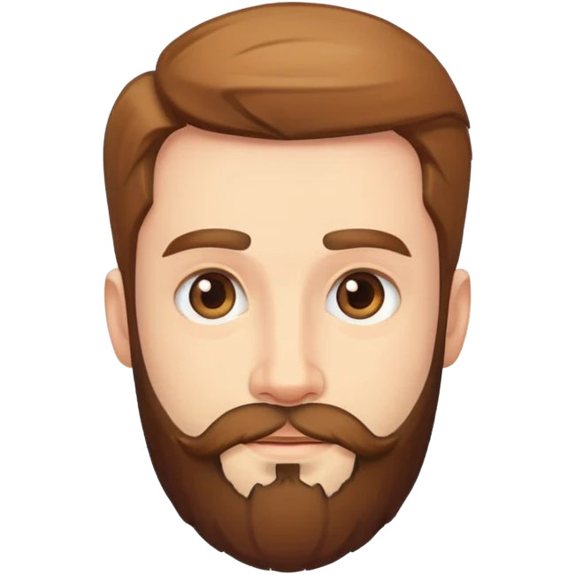 realistic male portrait with beard emoji