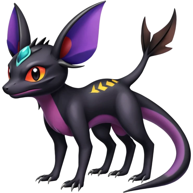 Salandit-Noibat-Noivern-Umbreon-Hybrid (Full body) emoji