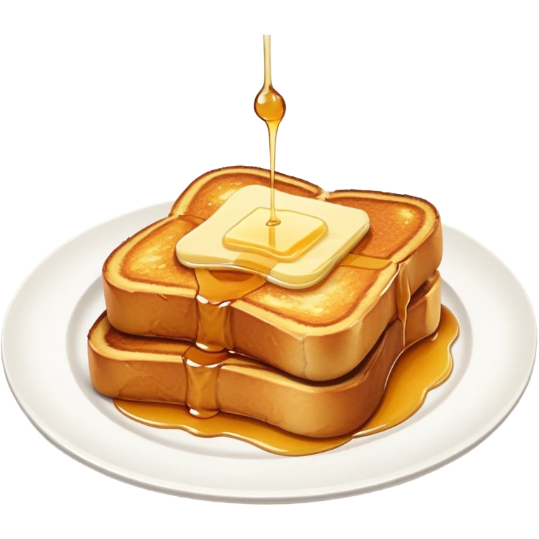 Plate of French toast emoji