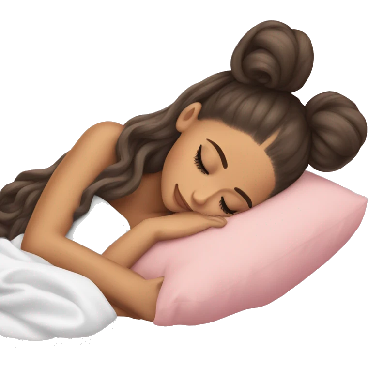 Ariana Grande sleeping emoji