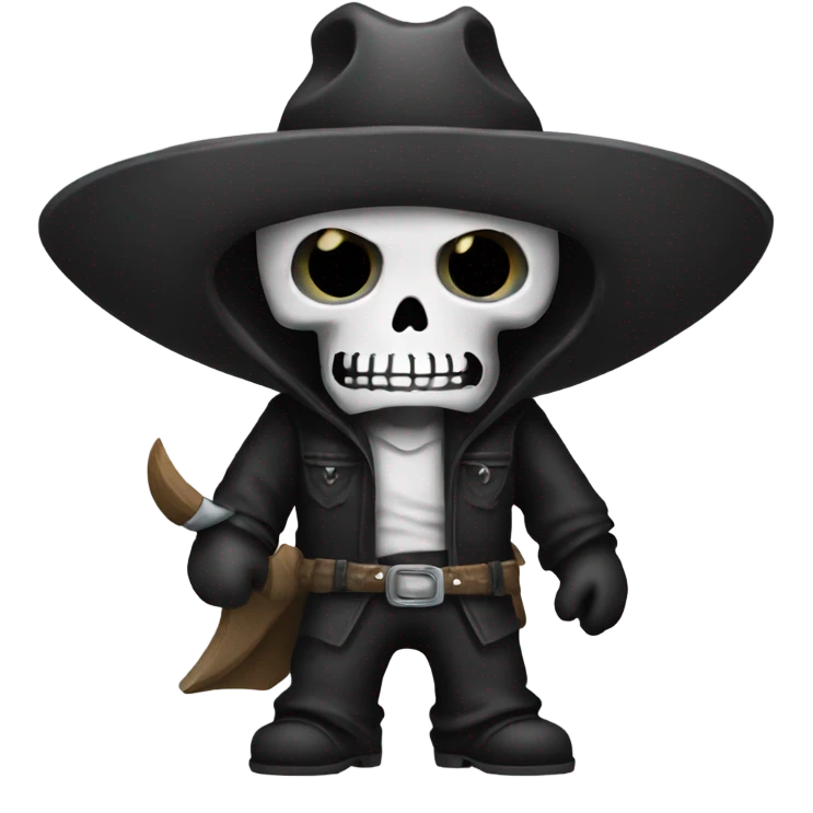 Grim reaper cowboy emoji