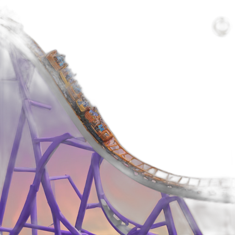 Roller coaster with background of a calendar showing 29th October emoji