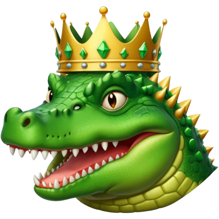 Fat Crocodile Woman  emoji