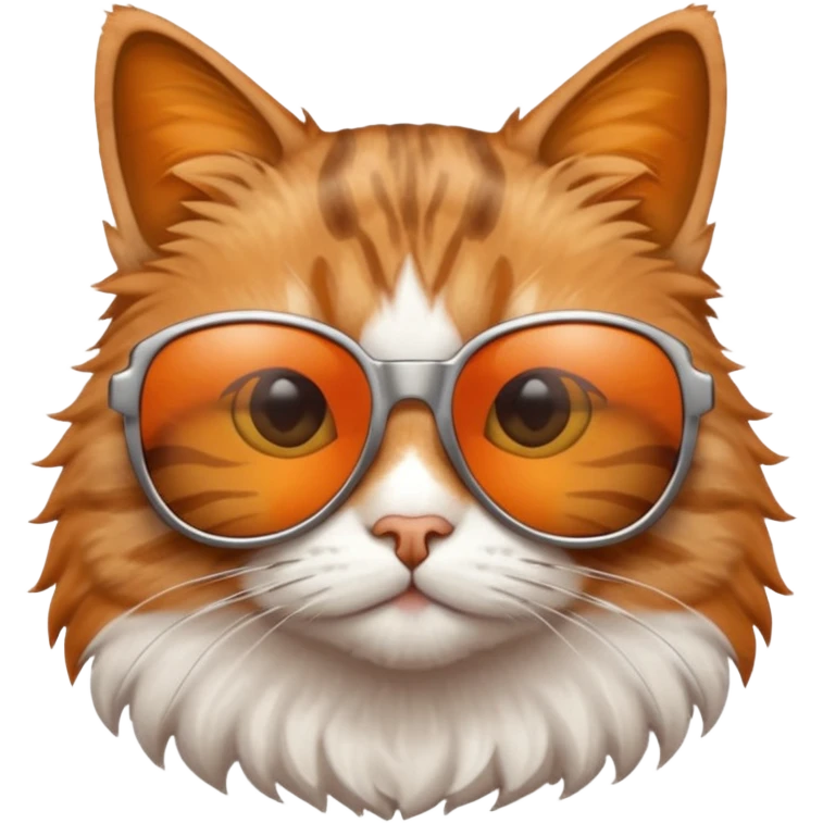 Cat wearing sunglasses emoji