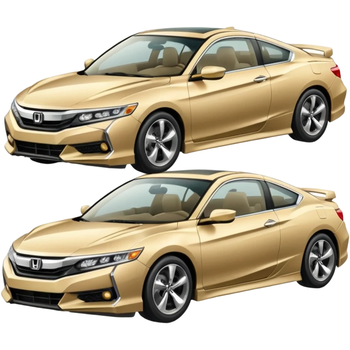 Honda Accord ex 94 color champagne accidente con un Honda nsx emoji