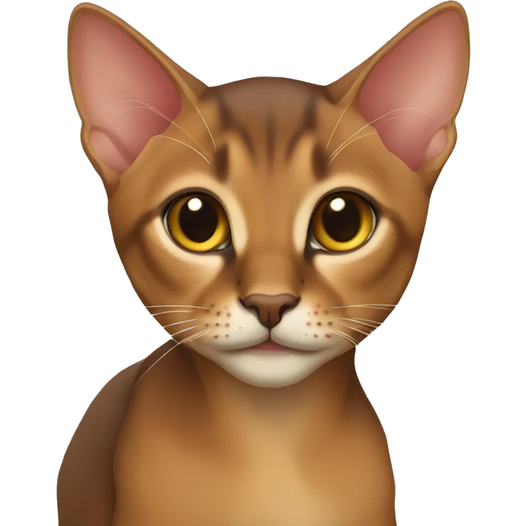 Abyssinian kitten emoji