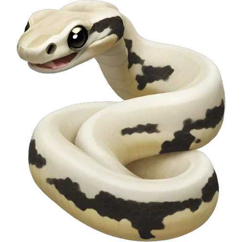 Pied python emoji