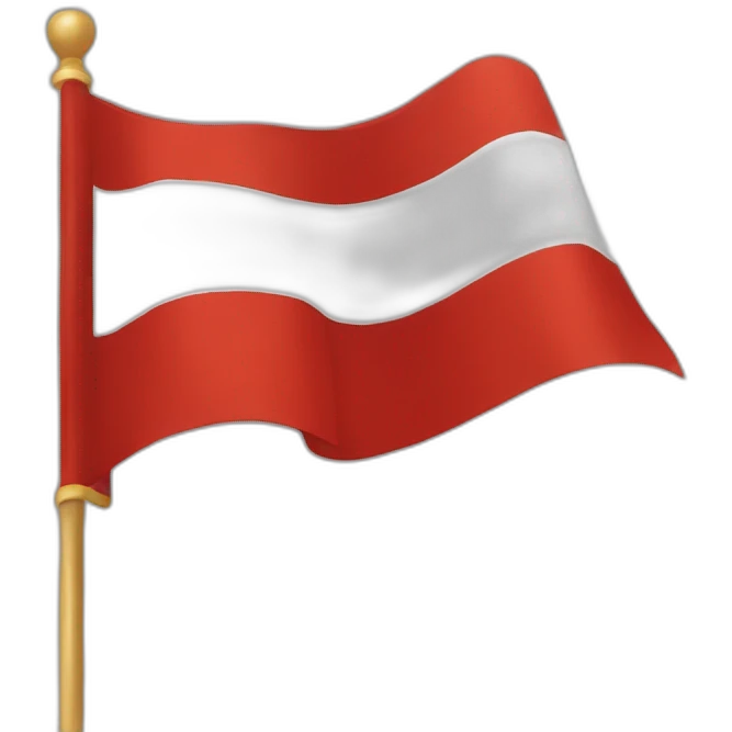 Drapeau rouge emoji