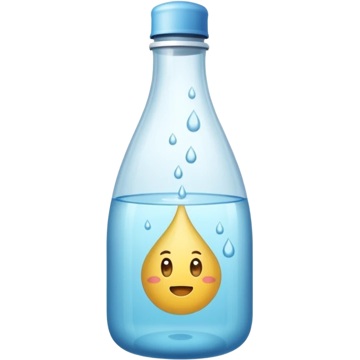 botella de agua emoji