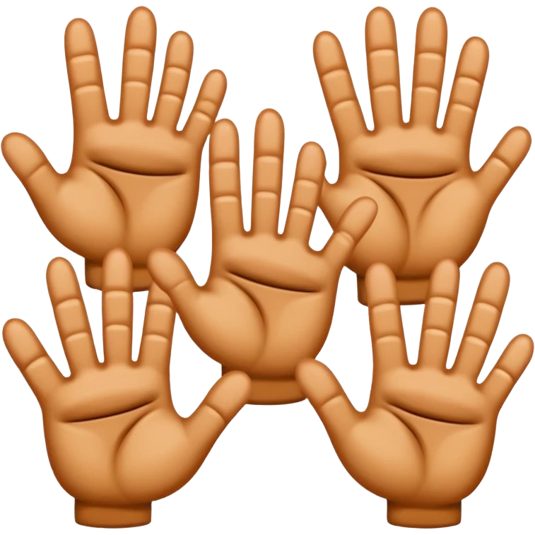 Four fingers emoji
