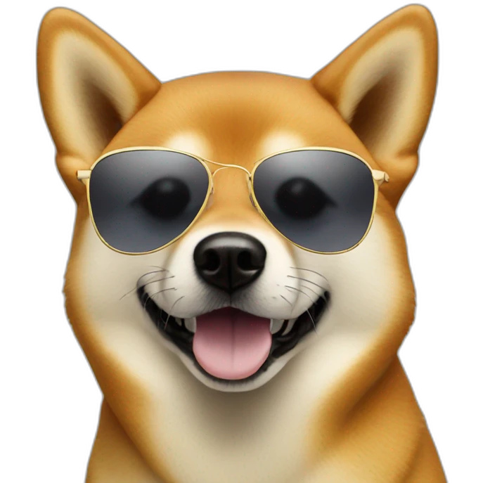shiba inu sunglasses emoji