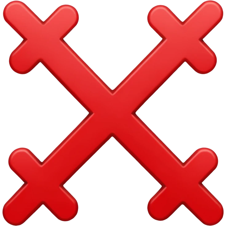 Red X emoji