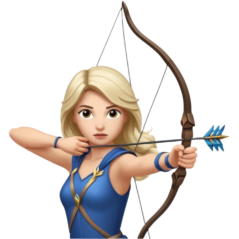diana de tiro con arco emoji
