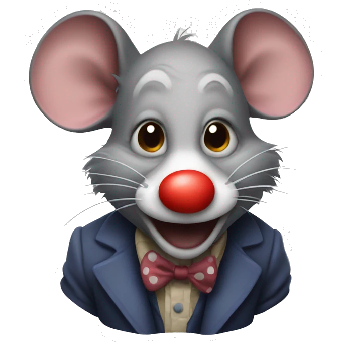 Rat that is a clown emoji