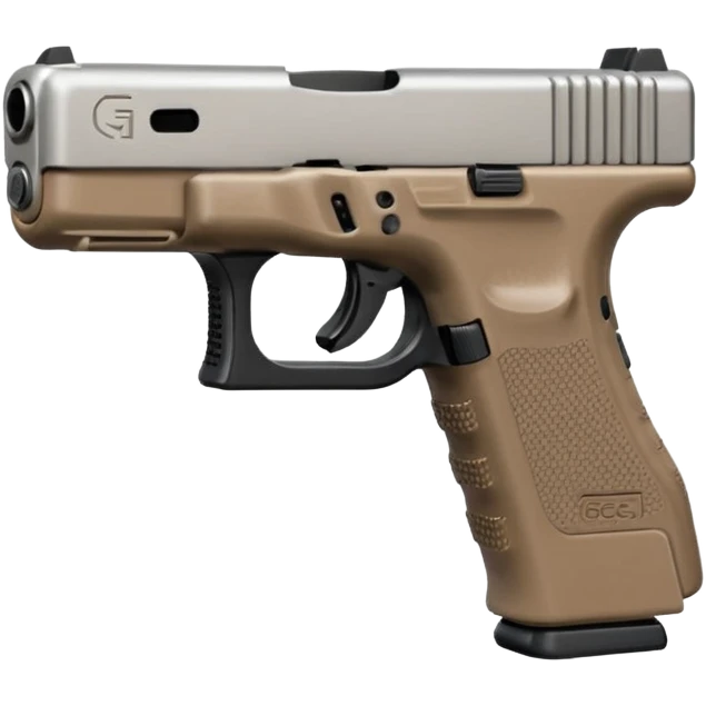 Una cara con una glock17 emoji