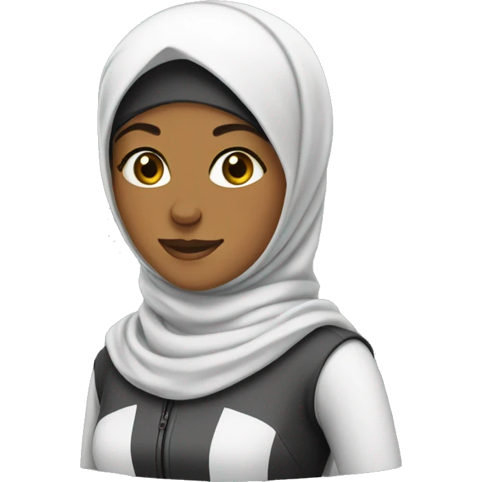 Hijabi-cyclist-instructor emoji