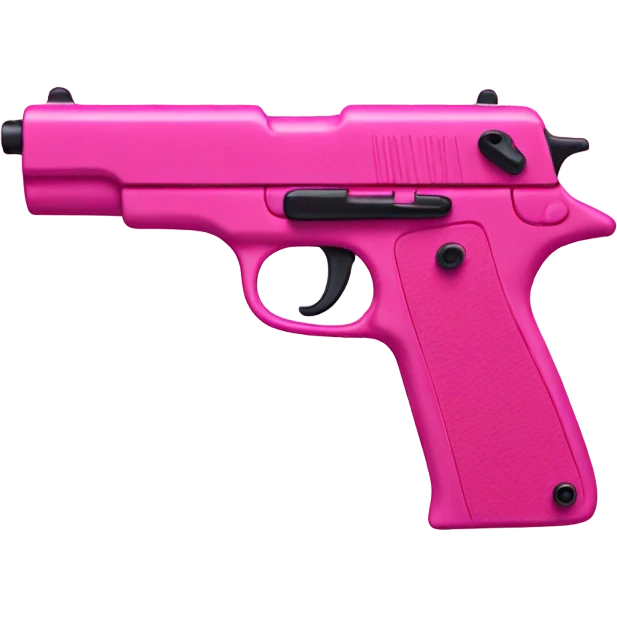 Pink gun emoji