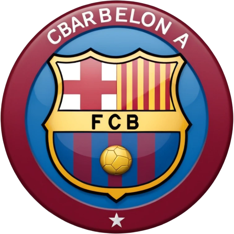 Fc Barcelona badge emoji
