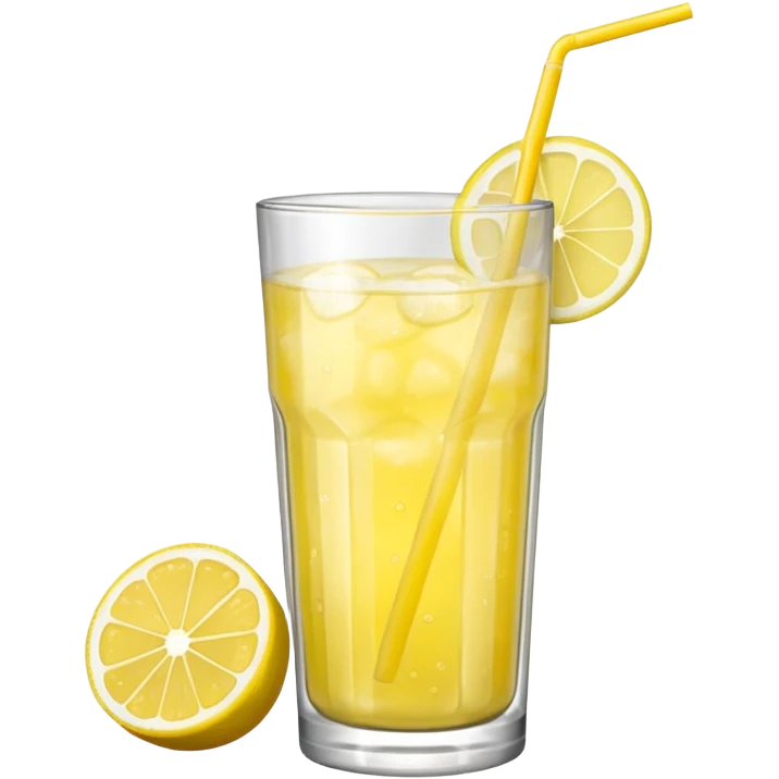 basic lemonade in tumbler emoji